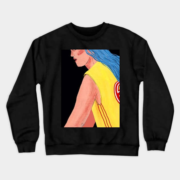 Girl #4 Crewneck Sweatshirt by juliealex